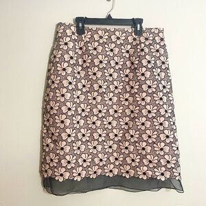 Coquette lace flowered pink and black Women's